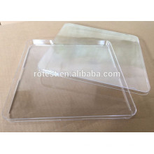 Fábrica directa 250 * 250 mm plástico desechable cuadrado laboratorio petri placas